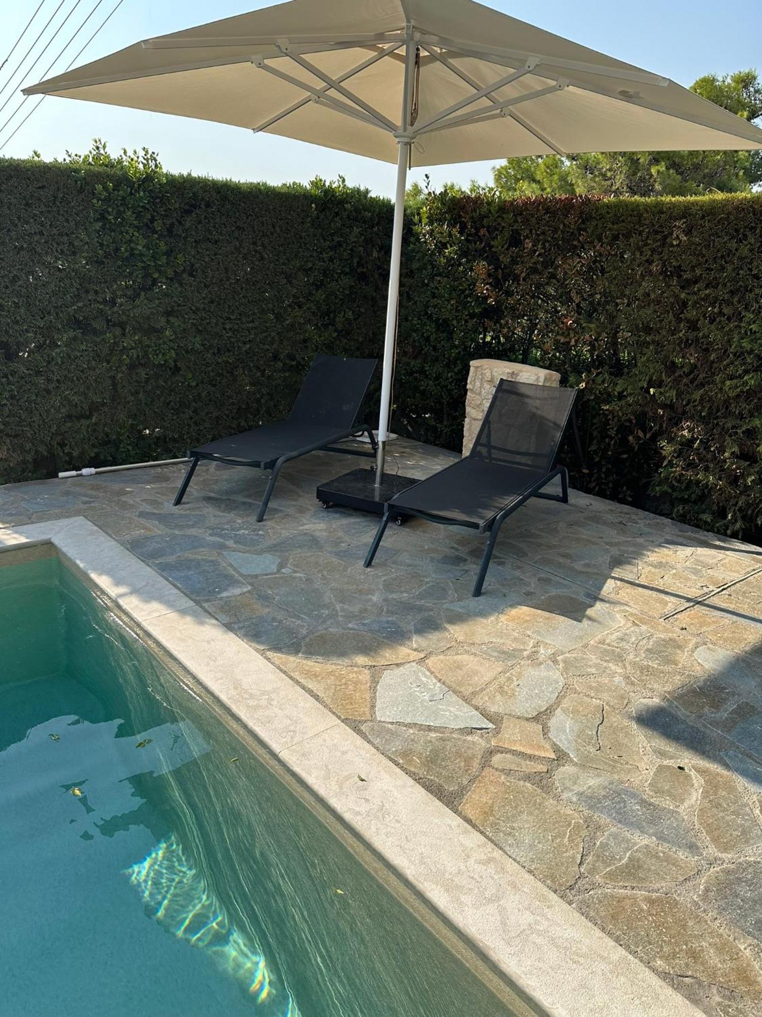 Villa Agia Marina 5M Walk To The Beach With Private Pool 외부 사진