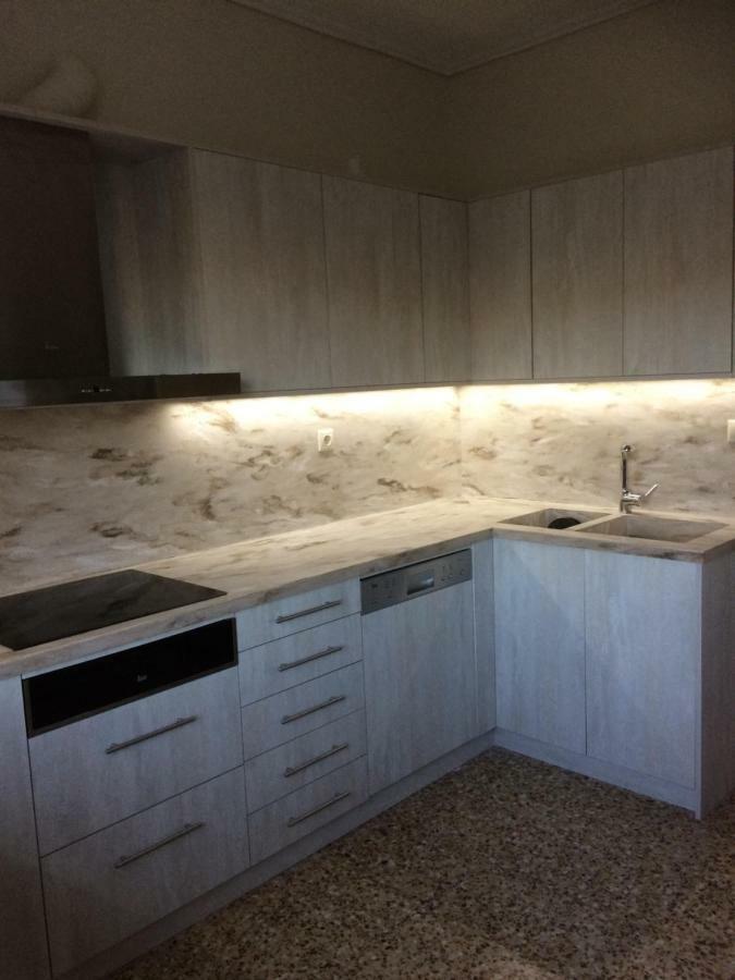 Villa Agia Marina 5M Walk To The Beach With Private Pool 외부 사진